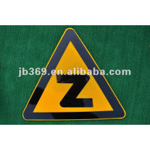 High quality glass fiber reinforced plastics triangle traffic sign board